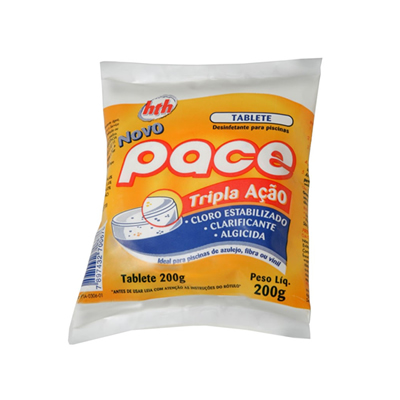 Pastilha cloro Pace Tripla ação